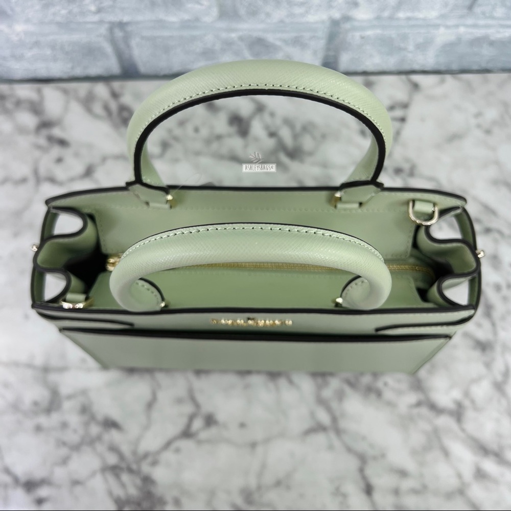 Kate Spade Staci Sage Bundle Green Medium Satchel Crossbody - Picture 4 of 10